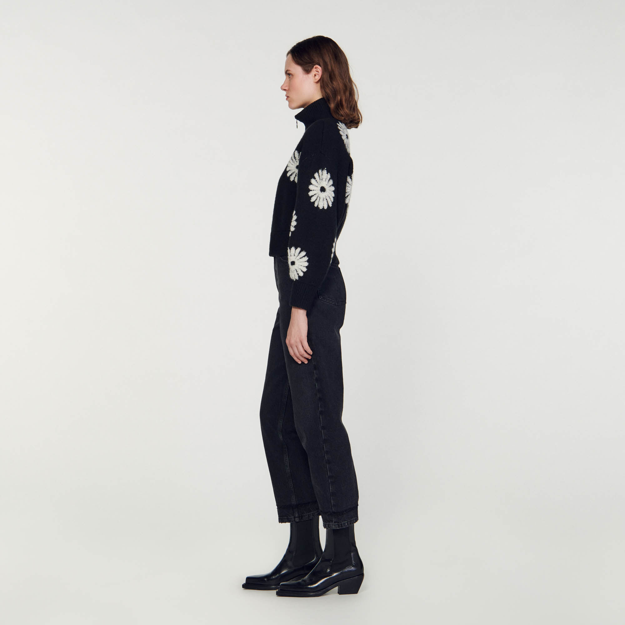 Pull sandro online a fleur