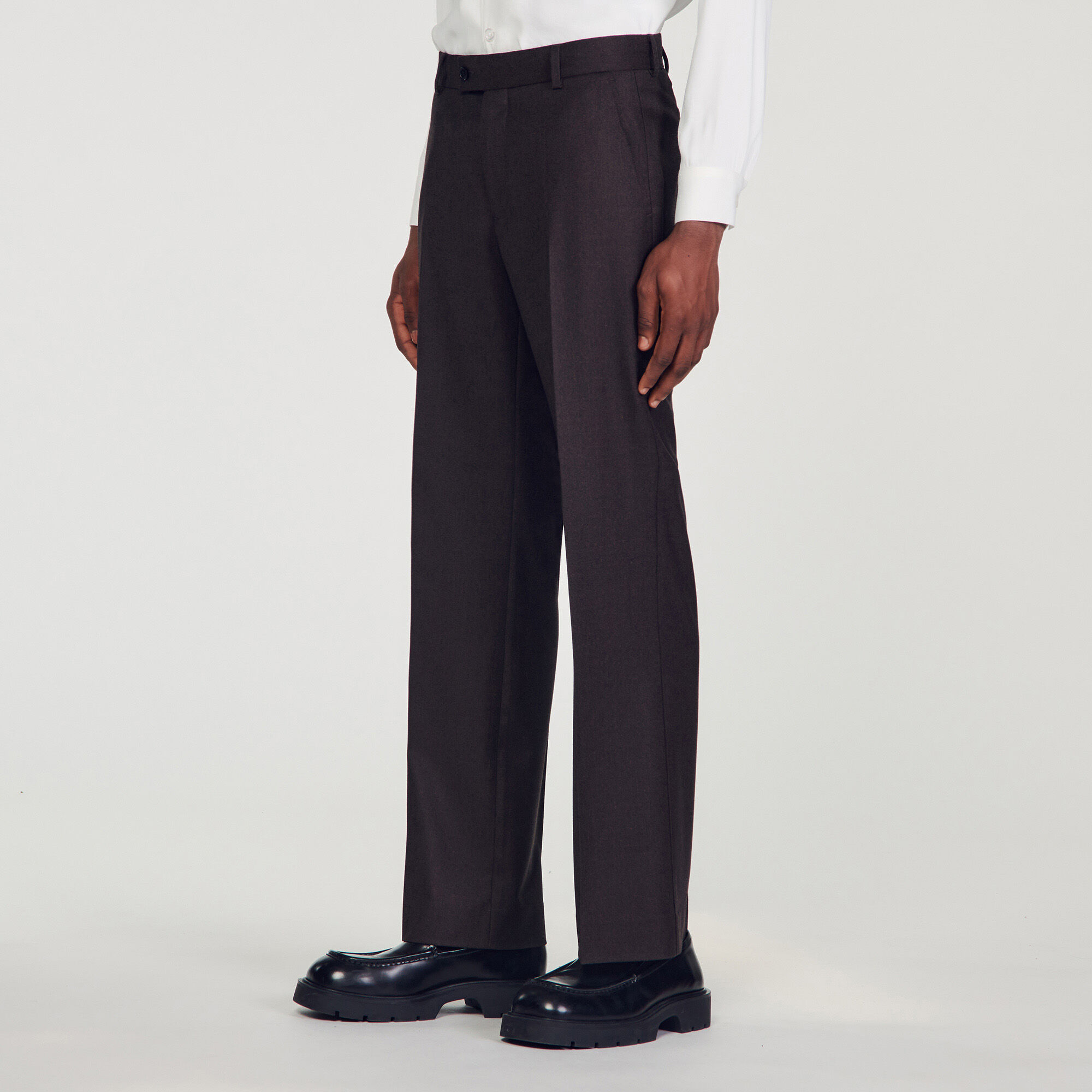 Pantalon homme hotsell marron foncé