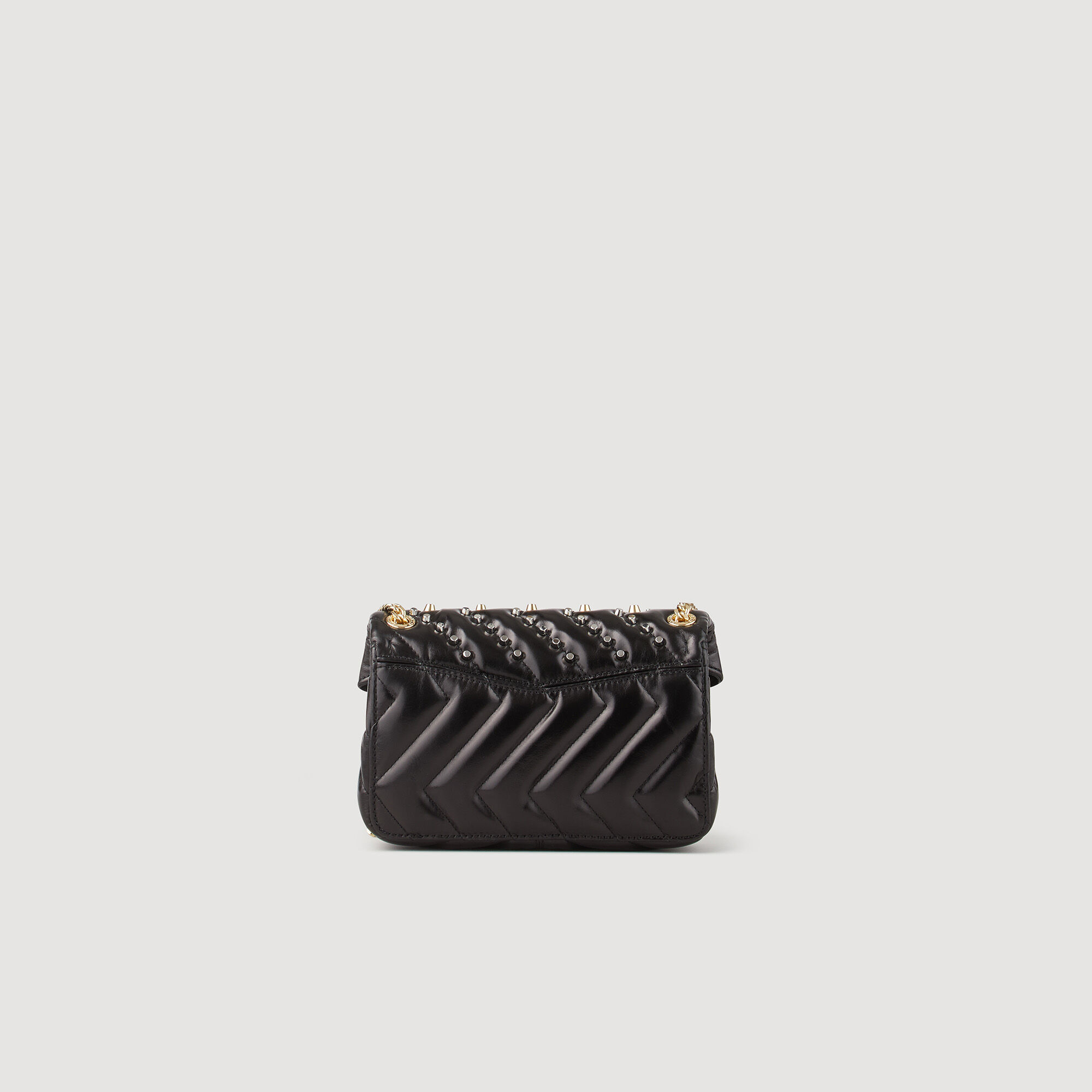 Petit sac Yza en cuir clout SFASA01172 Noir Tous les Sacs