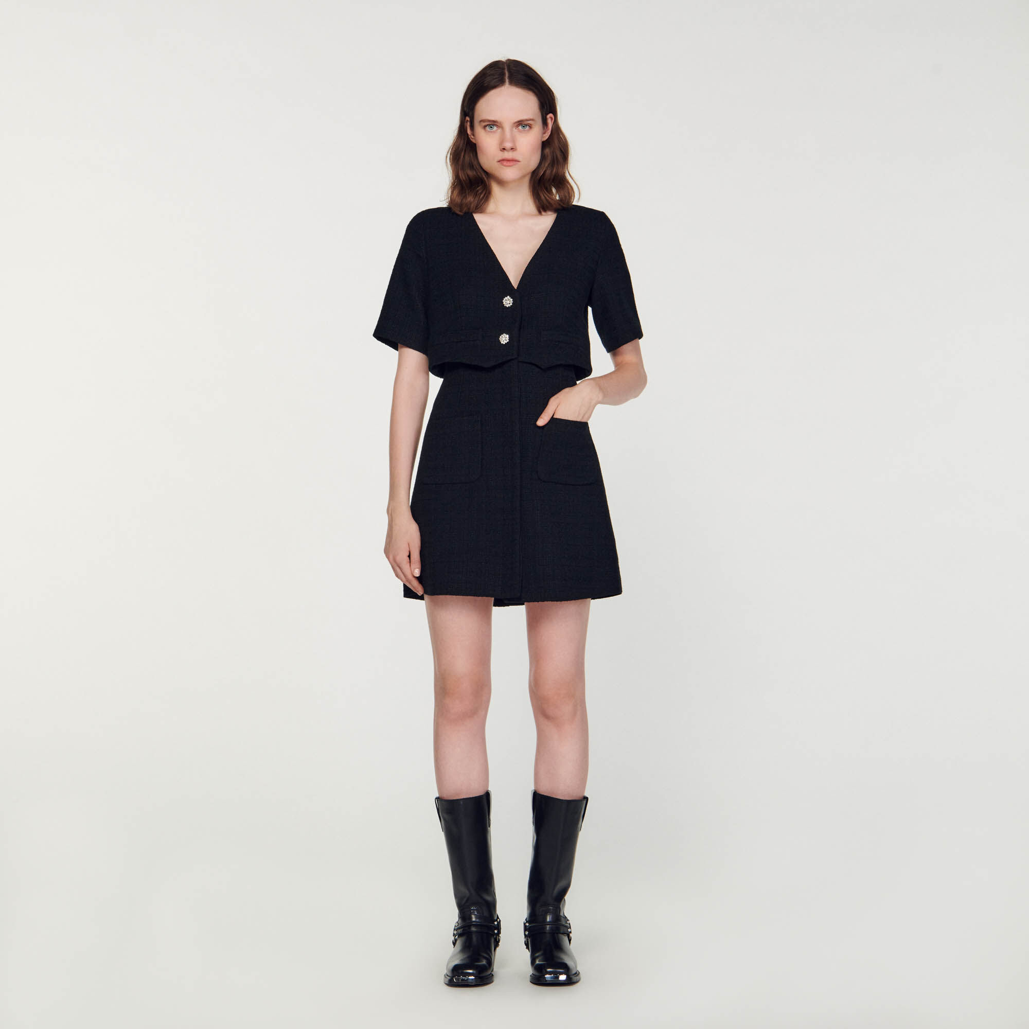 Sandro sales robe courte