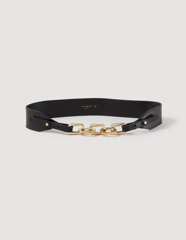Sandro Ceinture en cuir avec chaîne Select a size and. 1 Sandro Ceinture en cuir avec chaîne Select a size and. 1
