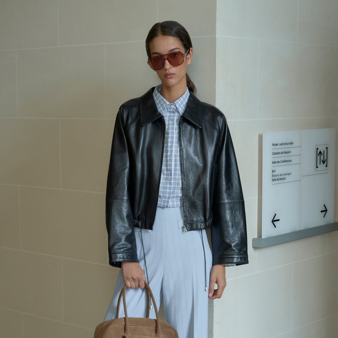Les vestes en cuir Femme de Sandro Paris