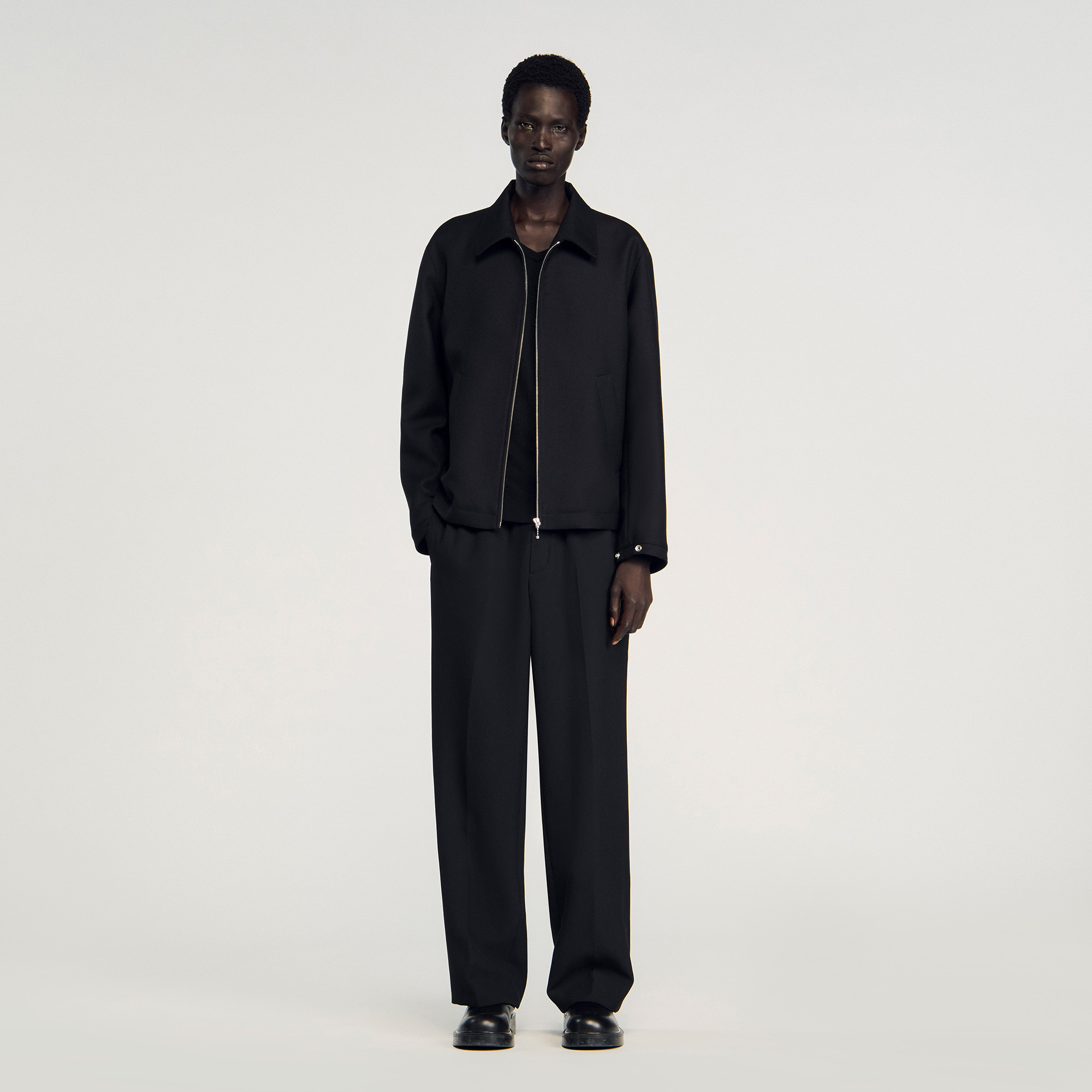 Blouson zippé - Sandro Paris - Modalova