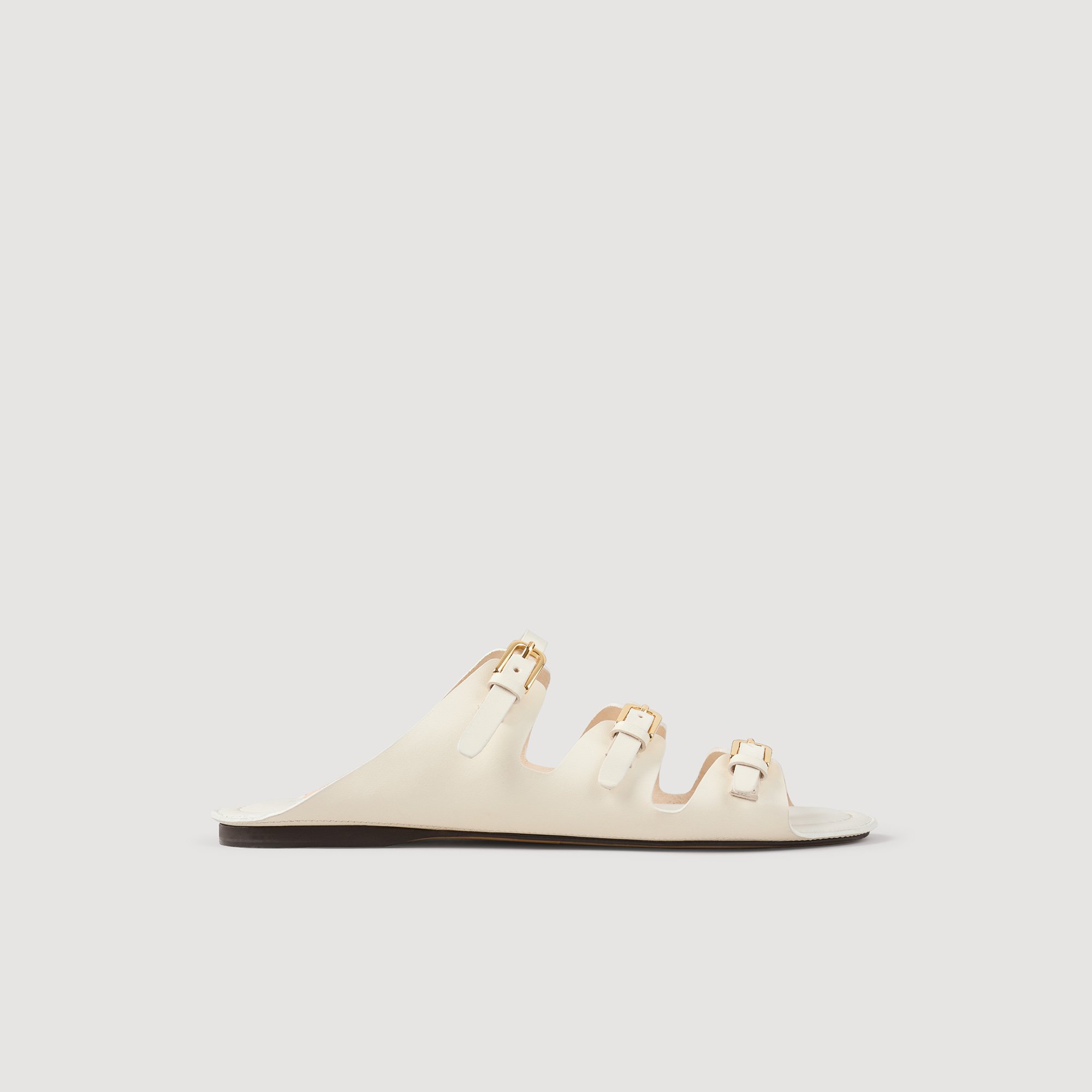 Sandales en cuir - Sandro Paris - Modalova