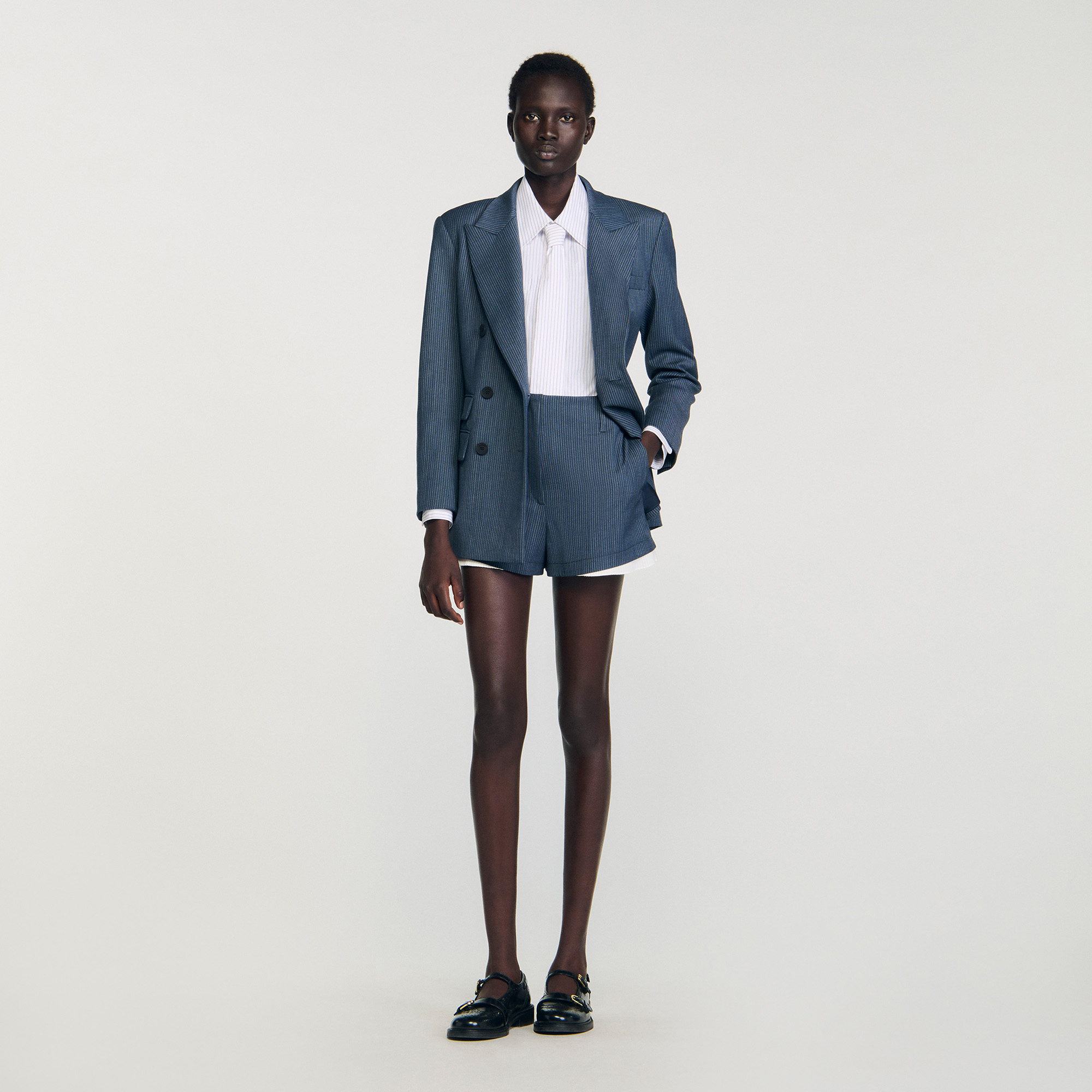 Short rayé - Sandro Paris - Modalova