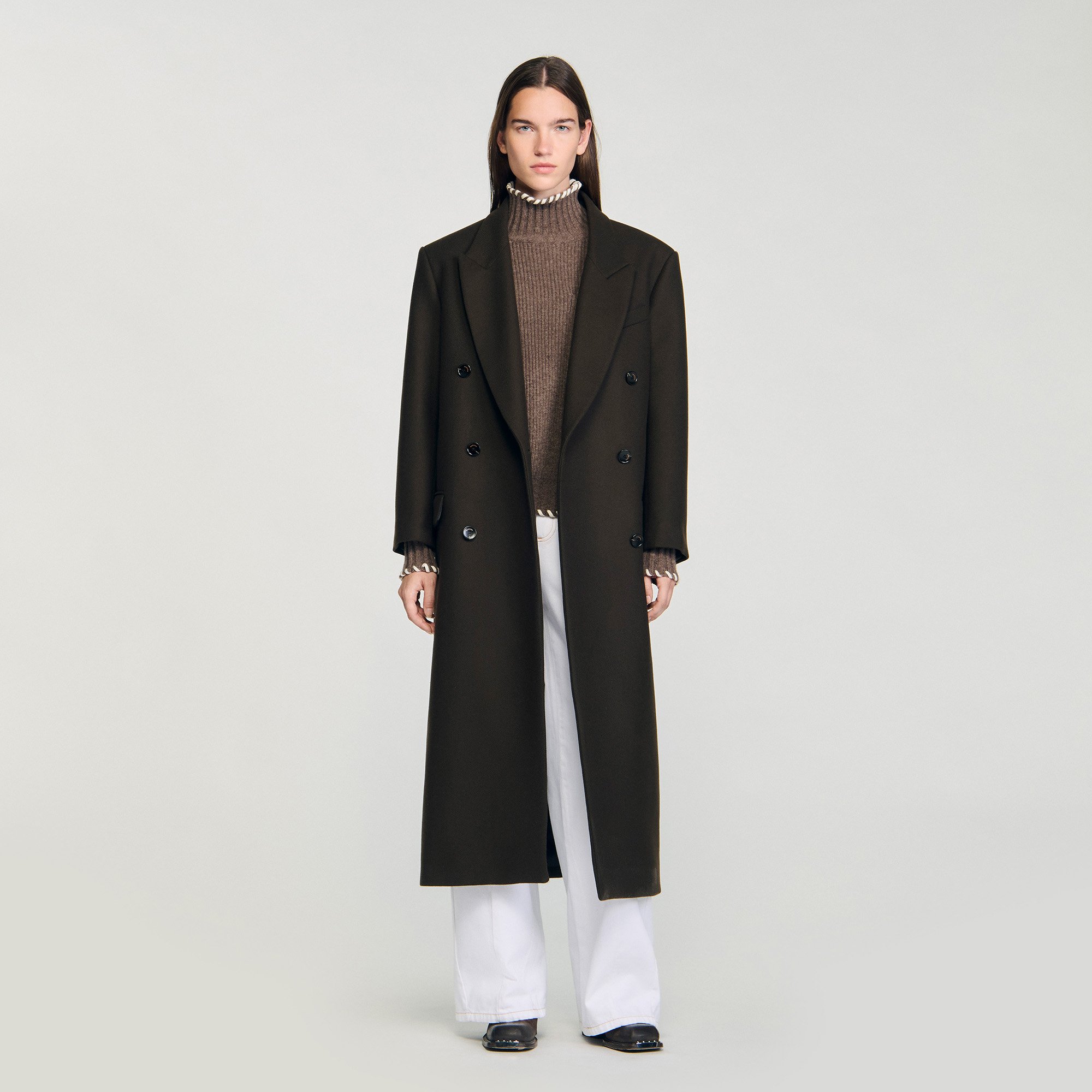 Manteau droit | Sandro FR