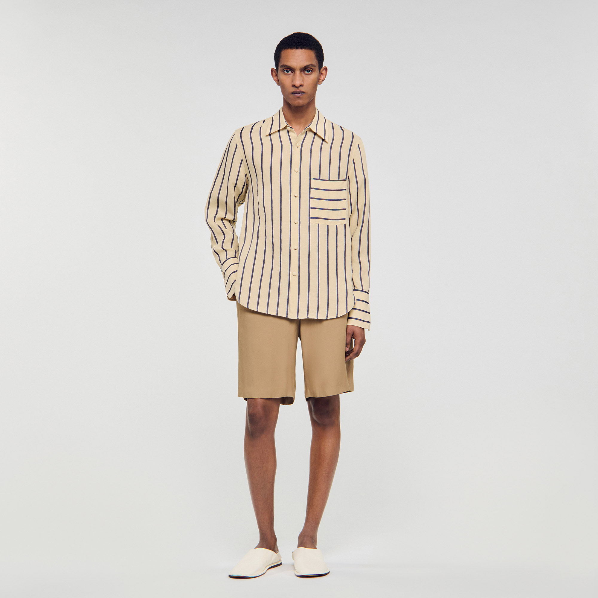 Chemise à rayures - Sandro Paris - Modalova