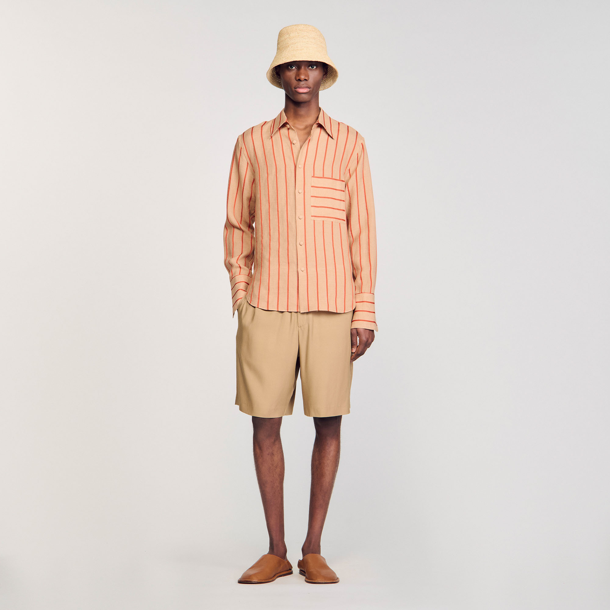 Chemise à rayures - Sandro Paris - Modalova