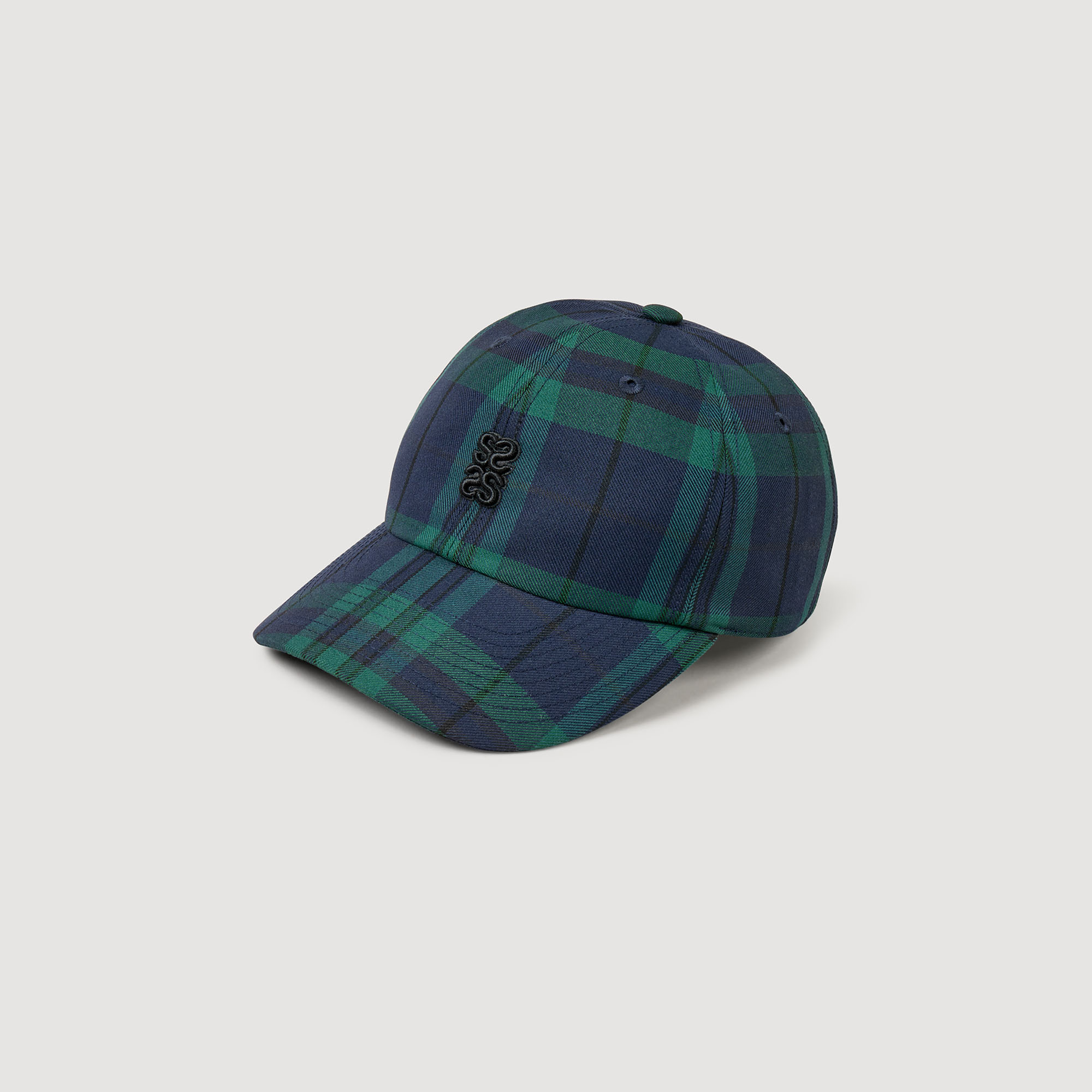 Casquette à carreaux - Sandro Paris - Modalova