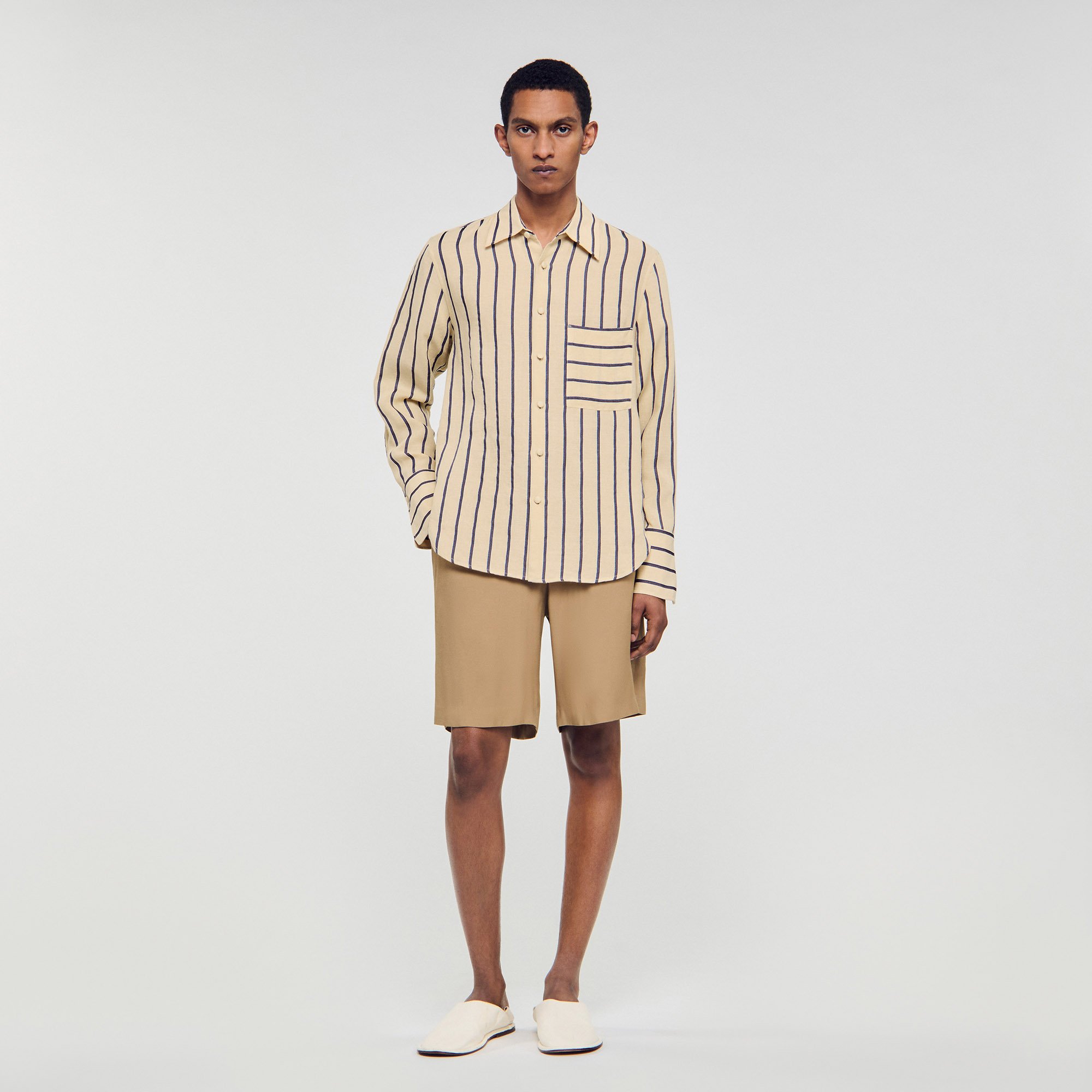 Chemise à rayures - Sandro Paris - Modalova