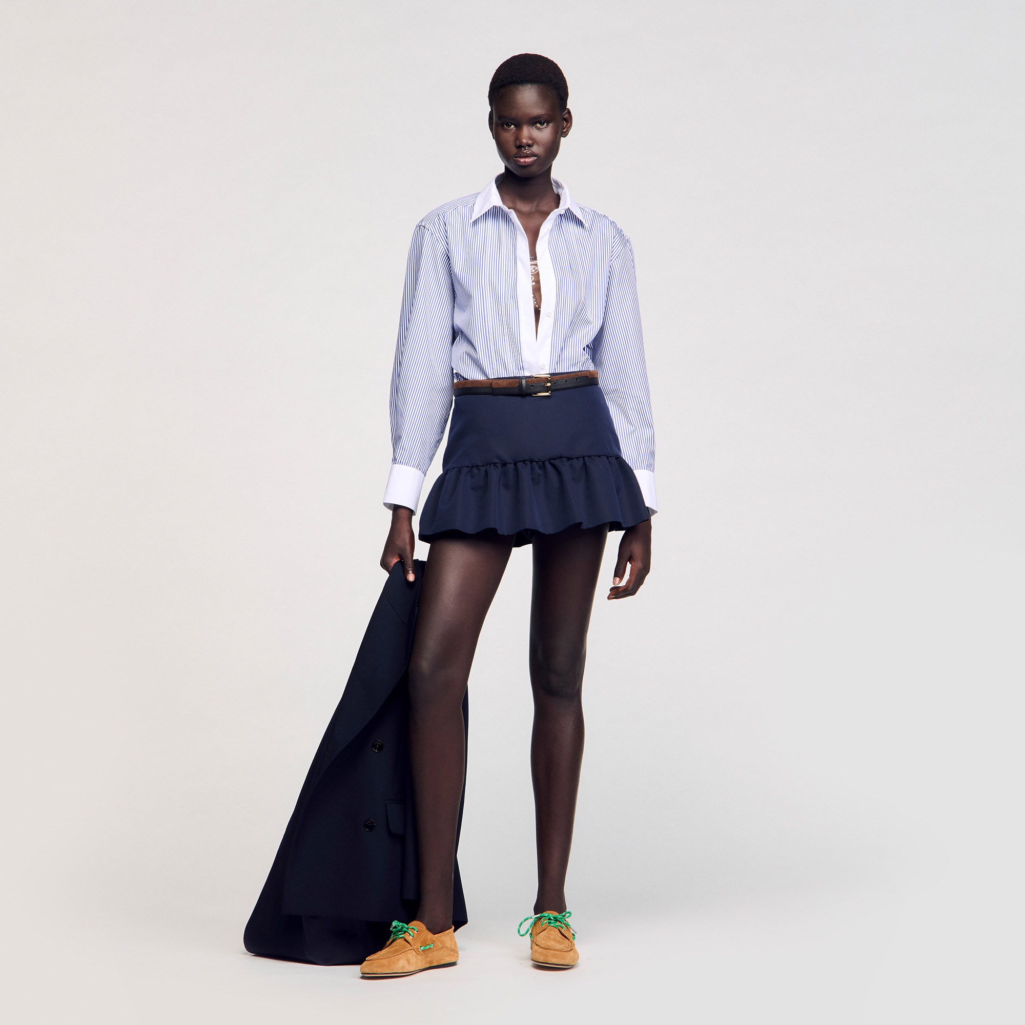 Chemise à rayures - Sandro Paris - Modalova