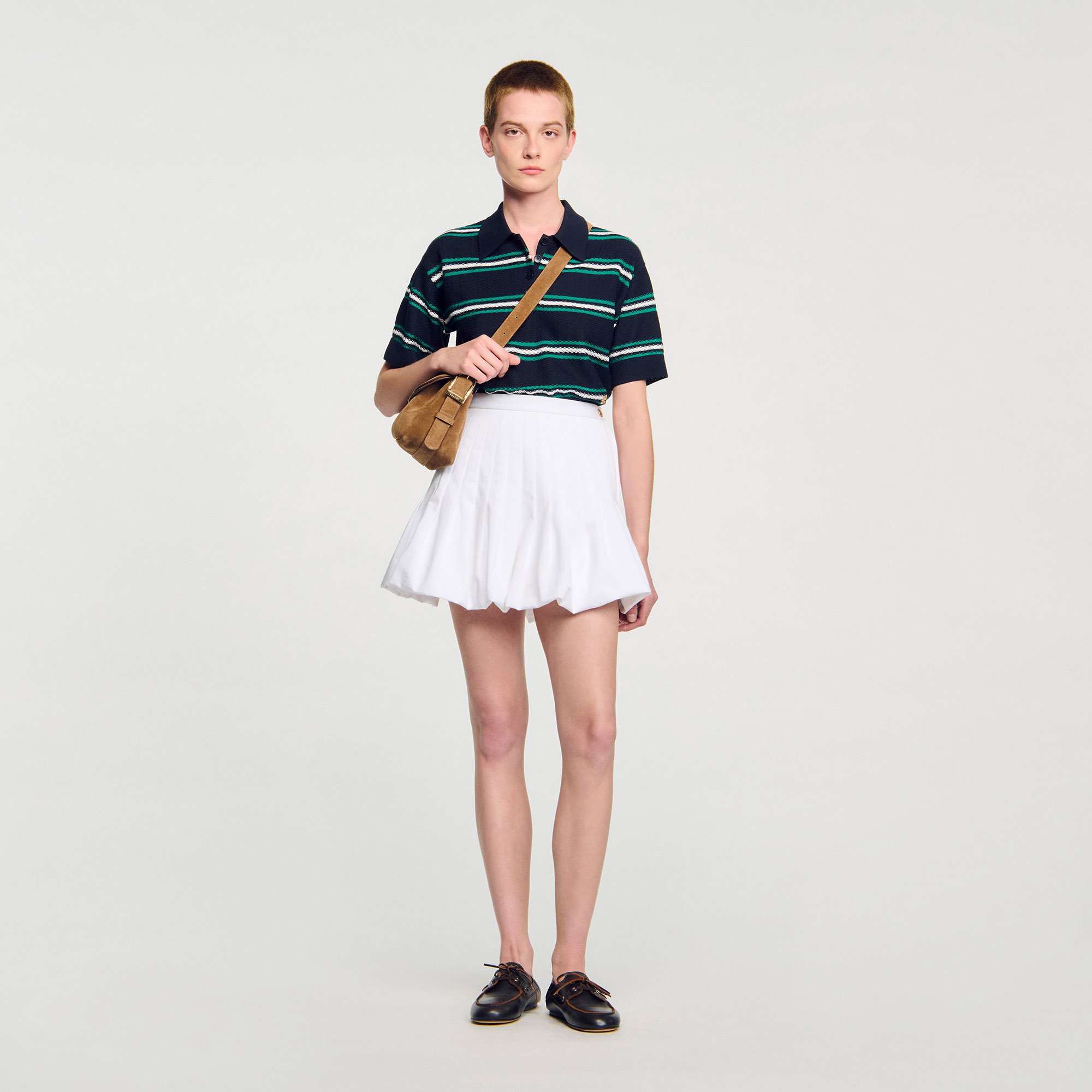 Jupe courte boule - Sandro Paris - Modalova