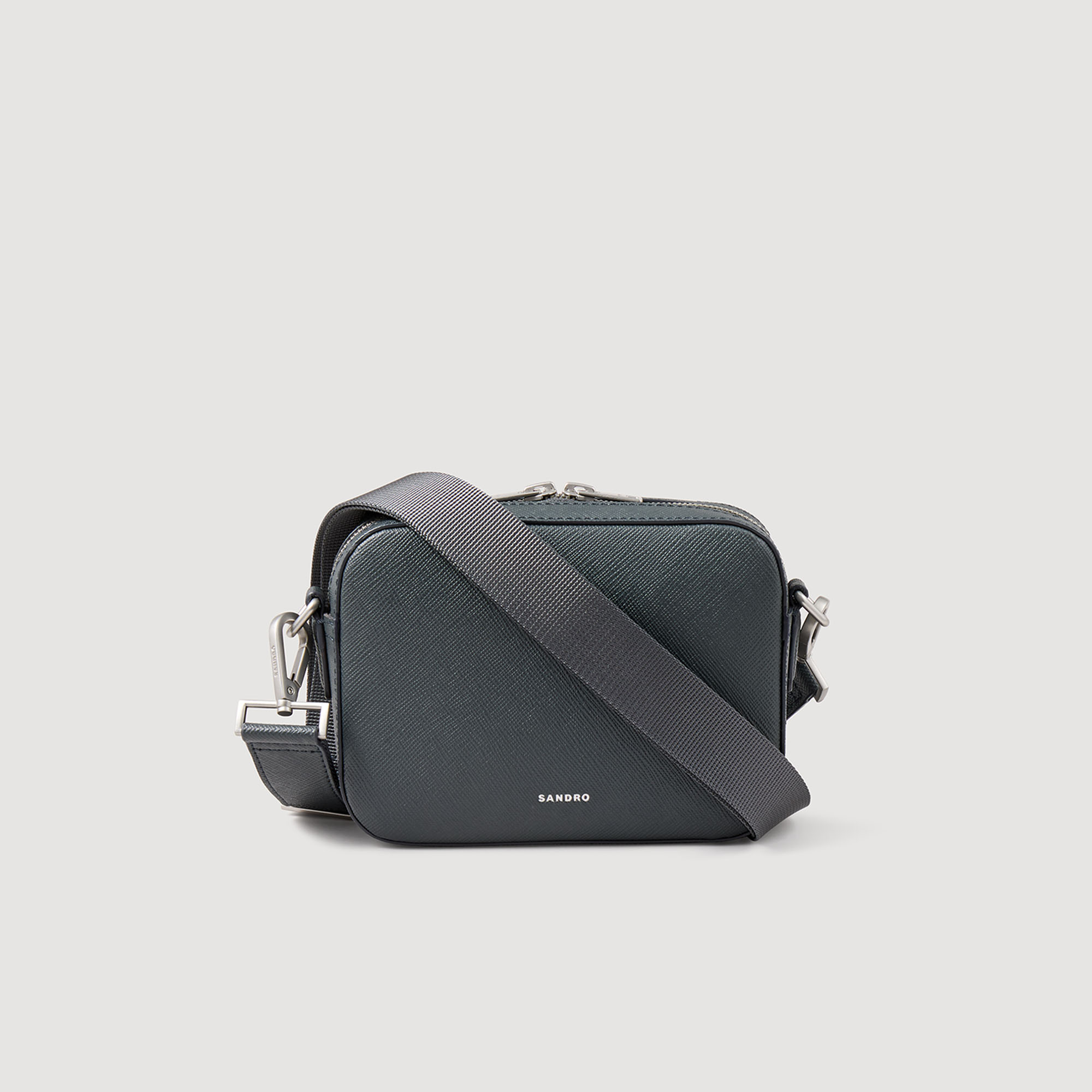 Petit sac en cuir reconstitué - Sandro Paris - Modalova