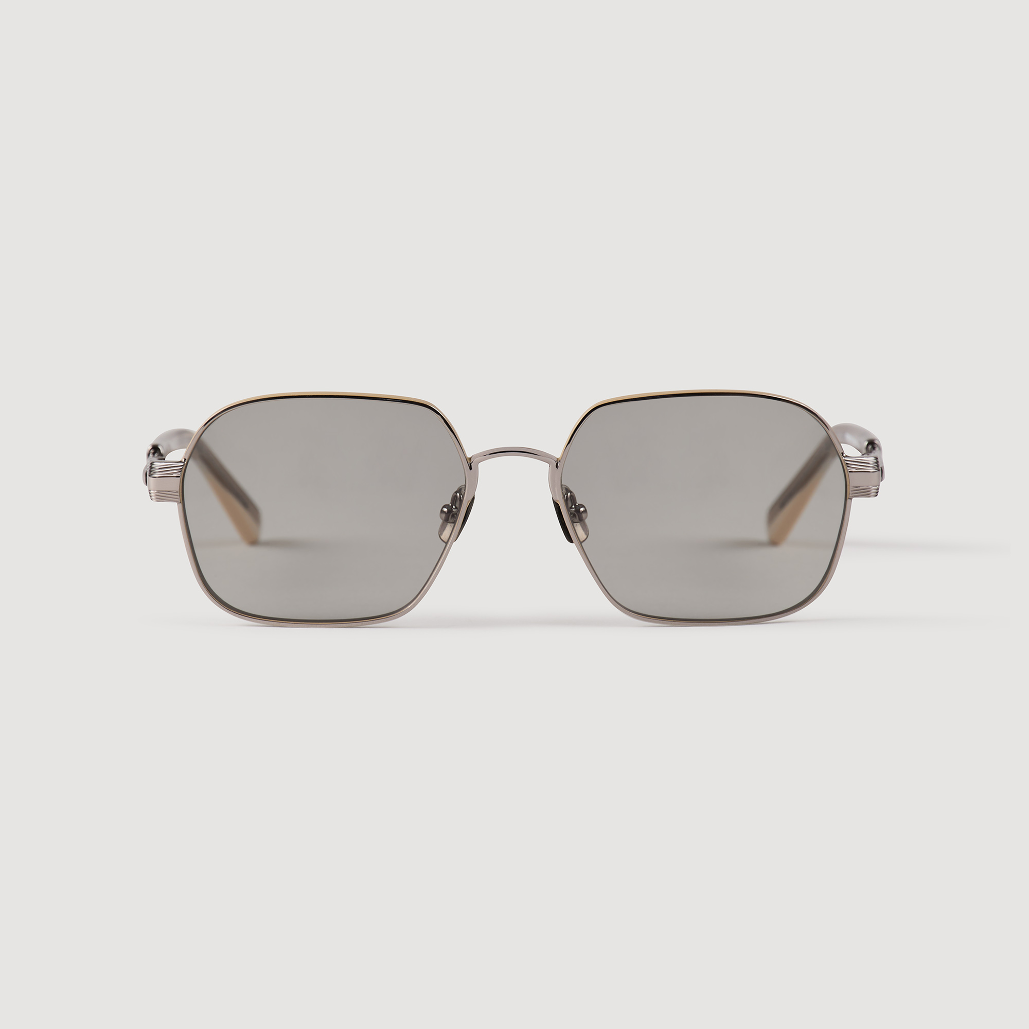 Lunettes de soleil en métal - Sandro Paris - Modalova