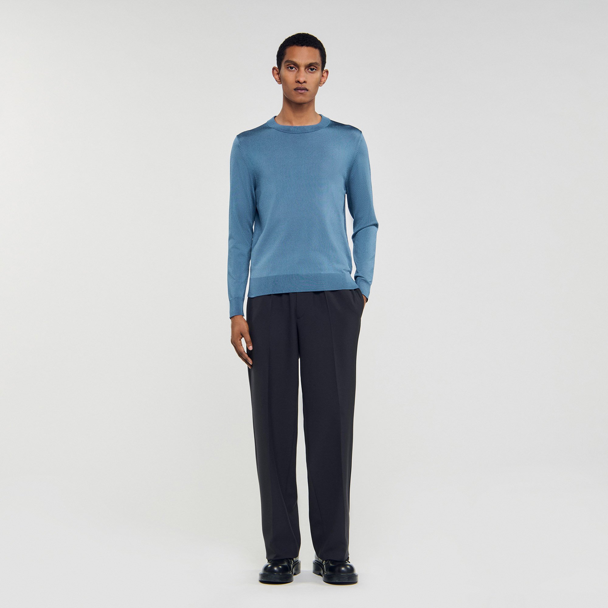 Pull en maille fine - Sandro Paris - Modalova
