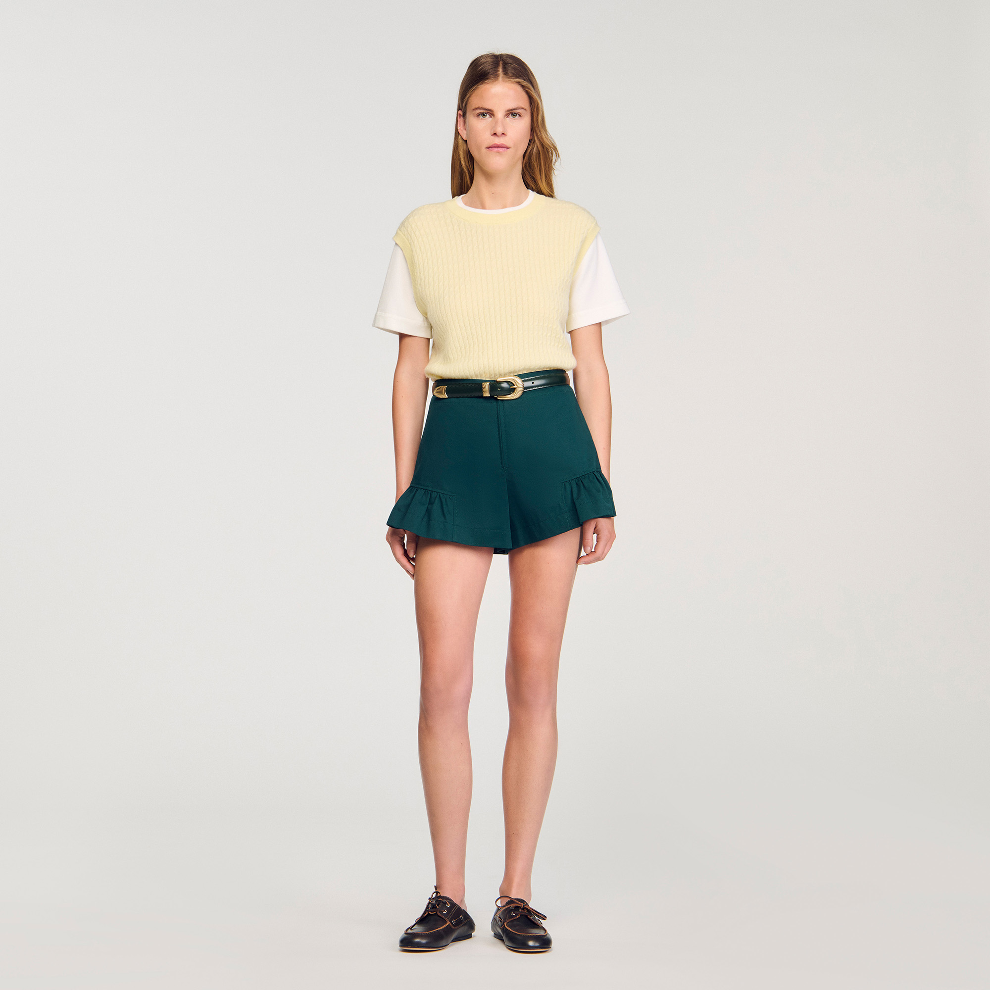Pull 2 en 1 bicolore - Sandro Paris - Modalova