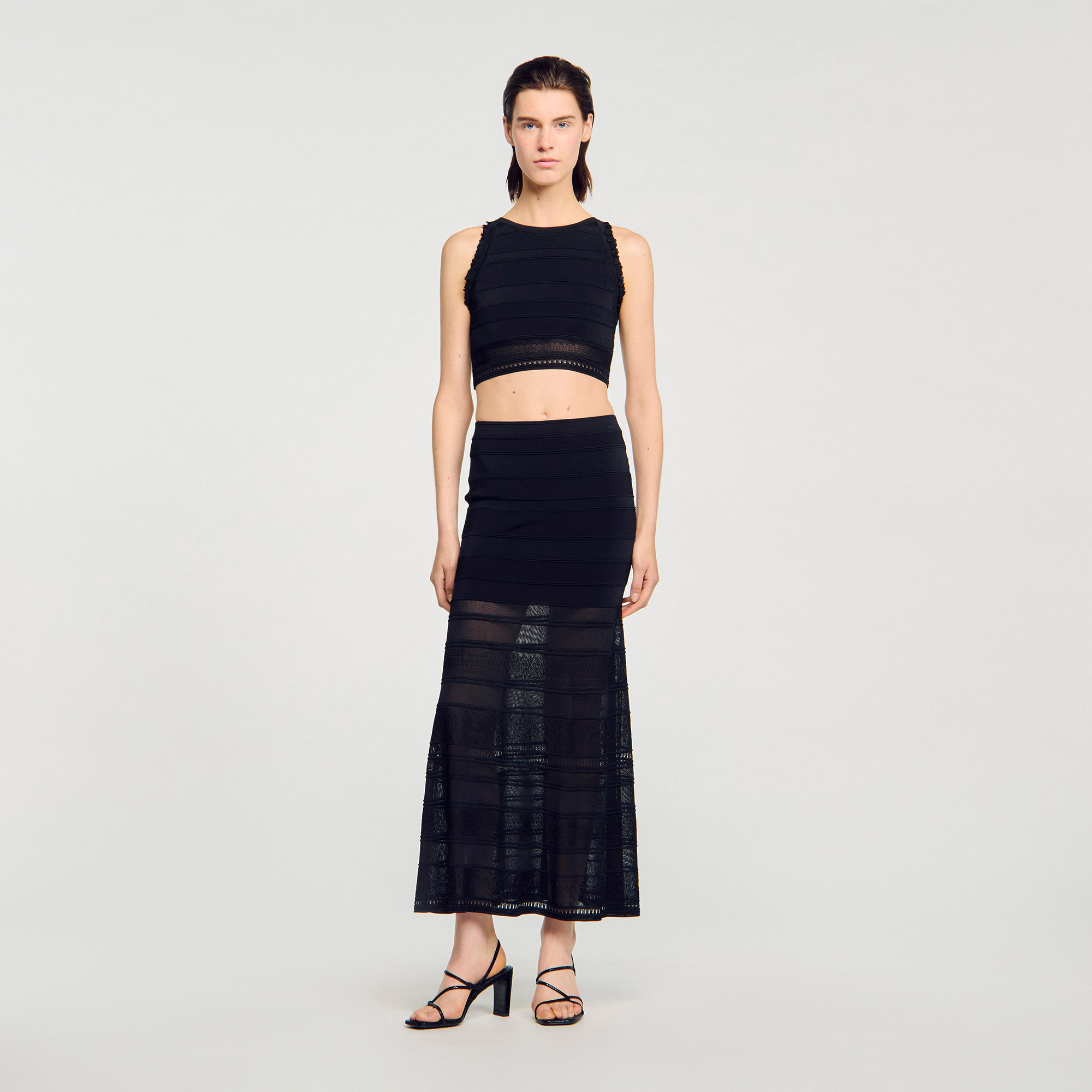 Pull court sans manches - Sandro Paris - Modalova
