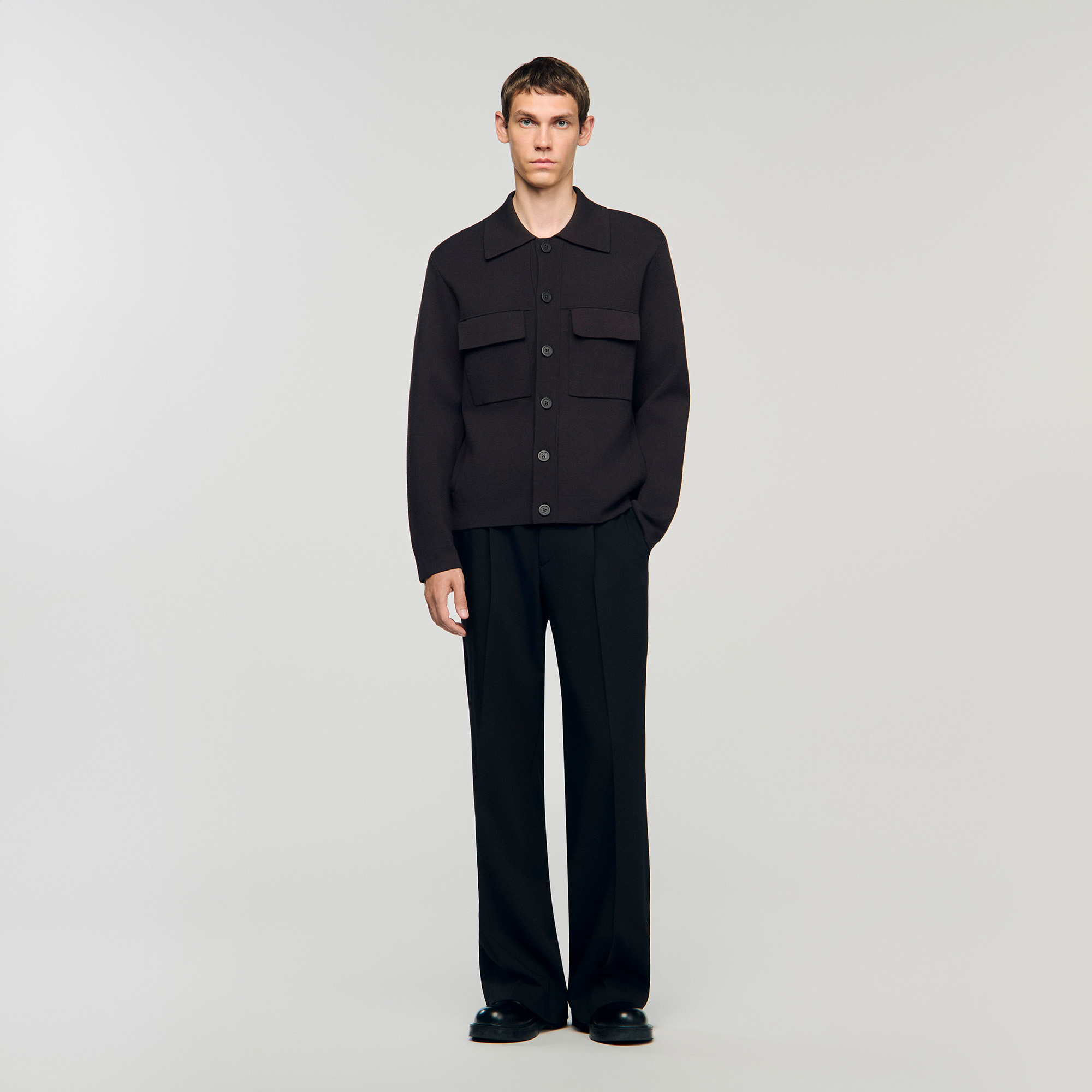 Blouson en maille Milano - Sandro Paris - Modalova