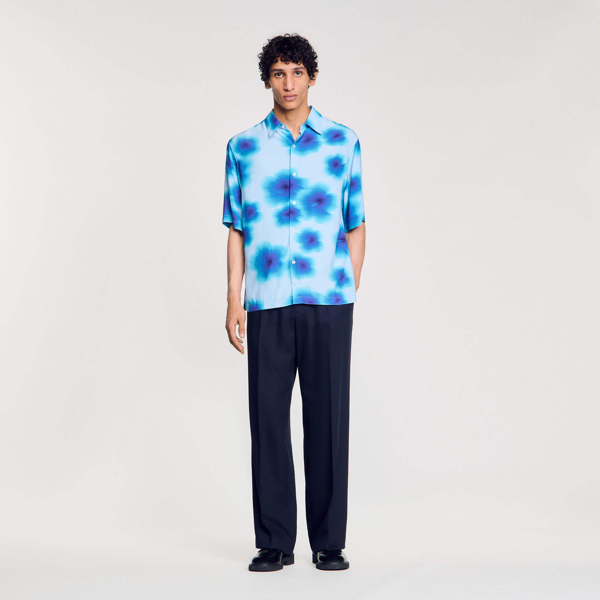 Chemise à imprimé fleuri - Sandro Paris - Modalova